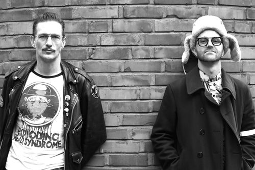 Kristopher Schau og Christopher Nicholson.